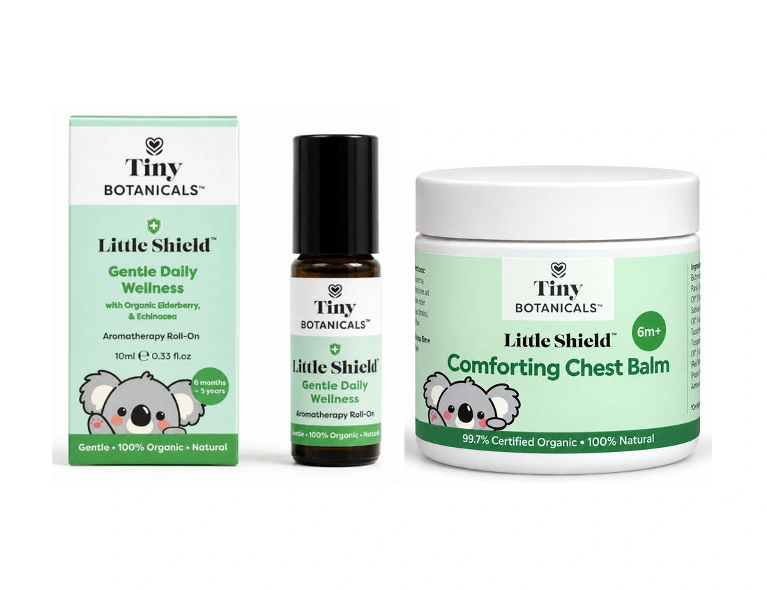 Little Shield Daily Wellness Roll-On and Comforting Chest Balm