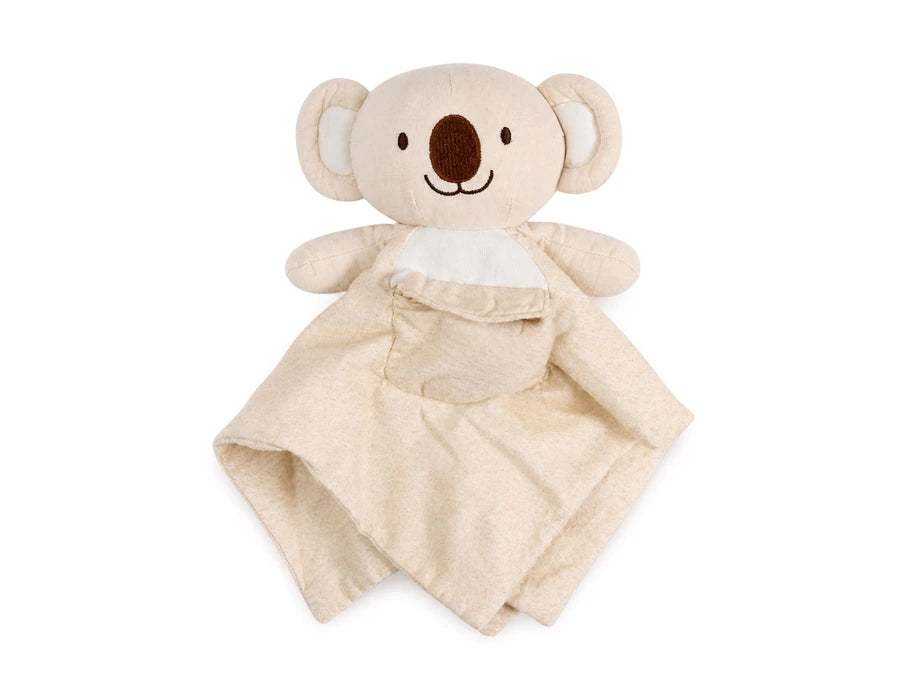 Koa Comfy comforter with its removable heart pocket